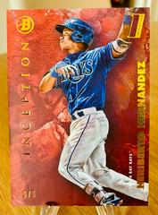 Heriberto Hernandez [Red Foil] #69 Baseball Cards 2021 Bowman Inception Prices