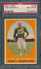 Tom McDonald Football Cards 1958 Topps Prices