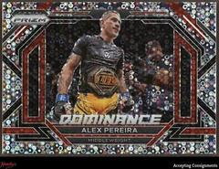 Alex Pereira [Under Card] #21 Ufc Cards 2023 Panini Prizm UFC Dominance Prices