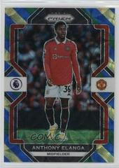 Anthony Elanga [Choice Blue Yellow and Green] Soccer Cards 2022 Panini Prizm Premier League Prices