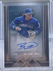 Bobby Witt Jr. #AA-BWJ Baseball Cards 2023 Topps Museum Collection Archival Autographs Prices