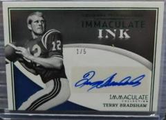 Terry Bradshaw [Emerald] Football Cards 2022 Panini Immaculate Collegiate Ink Autographs Prices