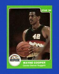 Wayne Cooper #51 Basketball Cards 1985 Star Prices