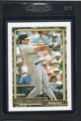 Jose Canseco #100 Baseball Cards 1992 Topps Gold Prices