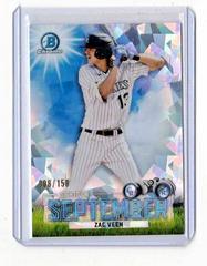 Zac Veen [Atomic] #SOS-10 Baseball Cards 2023 Bowman Sights on September Prices