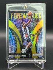Bradley Beal [Gold Prizm] Basketball Cards 2021 Panini Prizm Fireworks Prices