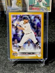 Mookie Betts [Gold] Baseball Cards 2022 Topps Update All Star Game Prices