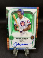 Andre Dawson [Green] Baseball Cards 2022 Topps Tribute Autographs Prices