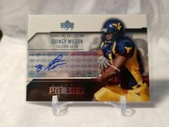 Quincy Wilson #SC-QW Football Cards 2004 Upper Deck Diamond Pro Sigs Signature Collection Prices