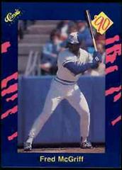 Fred McGriff #19 Baseball Cards 1990 Classic Prices