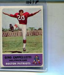 Gino Cappelletti #3 Football Cards 1962 Fleer Prices