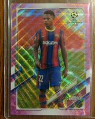 Ansu Fati Soccer Cards 2020 Topps Chrome UEFA Champions League Prices