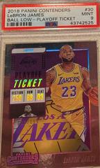 LeBron James [Playoff Ticket] #30 Basketball Cards 2018 Panini Contenders Prices