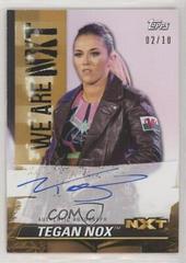 Tegan Nox [Gold] #A-TN Wrestling Cards 2021 Topps WWE We Are NXT Autographs Prices