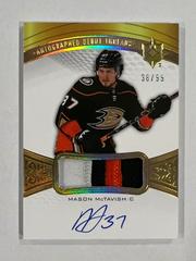 Mason McTavish #ADT-MM Hockey Cards 2021 Ultimate Collection Debut Threads Auto Patch Prices