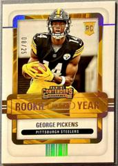 George Pickens [Gold] #ROY-GPI Football Cards 2022 Panini Contenders Rookie of the Year Prices