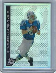 Peyton Manning [Chrome Black Refractor] #13 Football Cards 2006 Topps Draft Picks & Prospects Prices
