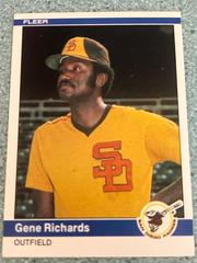 Gene Richards #310 Baseball Cards 1984 Fleer Prices