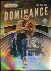Ben Simmons [Silver Prizm] #3 Basketball Cards 2019 Panini Prizm Dominance Prices