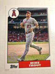 Mike Trout [5x7] Baseball Cards 2022 Topps 1987 Prices