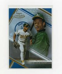 Rickey Henderson [Class 1 Blue] Baseball Cards 2021 Topps Gold Label Prices