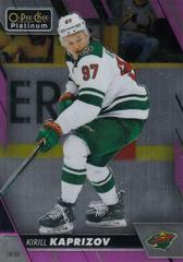 Kirill Kaprizov [Matte Pink] #P-KK Hockey Cards 2023 O-Pee-Chee Platinum Preview Prices