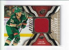 Calen Addison [Gold Spectrum] Hockey Cards 2021 SPx Rookie Jersey Prices