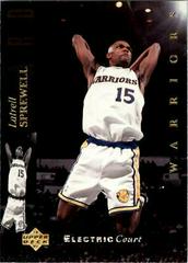 Latrell Sprewell [Electric Court] Basketball Cards 1993 Upper Deck SE Prices