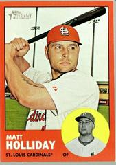 Matt Holliday Baseball Cards 2012 Topps Heritage Prices