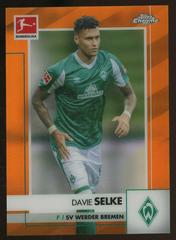 Davie Selke [Orange Refractor] #25 Soccer Cards 2020 Topps Chrome Bundesliga Prices