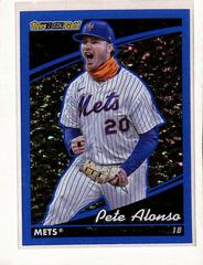 Pete Alonso [Blue] #BG-16 Baseball Cards 2022 Topps Update Black Gold Prices