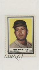 Jim Gentile Baseball Cards 1962 Topps Stamps Prices