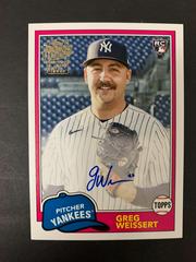 Greg Weissert Baseball Cards 2023 Topps Archives 1981 Fan Favorites Autographs Prices