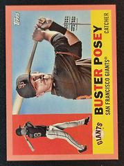 Buster Posey [Black Jersey Peach] Baseball Cards 2017 Topps Archives Prices