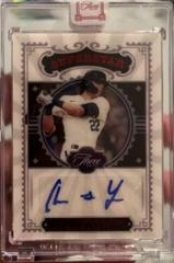 Christian Yelich [Red] #SS-CY Baseball Cards 2022 Panini Three and Two Superstar Signatures Prices