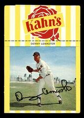 Denny Lemaster Baseball Cards 1966 Kahn's Wieners Prices