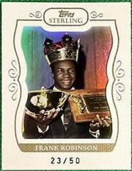 Frank Robinson [Framed Burgundy] #265 Baseball Cards 2008 Topps Sterling Prices