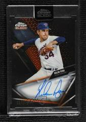 Nolan Ryan [Orange Refractor] #CBA-NR Baseball Cards 2021 Topps Chrome Black Autographs Prices