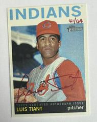 Luis Tiant [Red Ink] Baseball Cards 2013 Topps Heritage Real One Autographs Prices