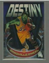 Shaquille O'Neal [Refractor] Basketball Cards 1997 Topps Chrome Destiny Prices