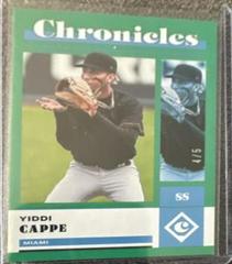 Yiddi Cappe [Green] #7 Baseball Cards 2023 Panini Chronicles Prices