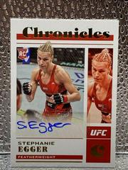 Stephanie Egger [Gold] #CS-SEG Ufc Cards 2023 Panini Chronicles UFC Signatures Prices