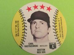 Carl Yastrzemski Baseball Cards 1977 Detroit Caesars Discs Prices