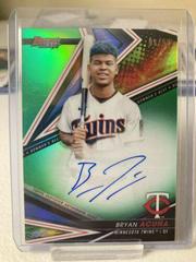Bryan Acuna [Green] Baseball Cards 2022 Bowman's Best of Autographs Prices