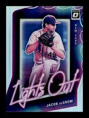 Jacob deGrom [Holo] #LO7 Baseball Cards 2021 Panini Donruss Optic Lights Out Prices