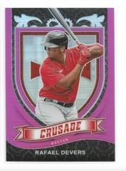 Rafael Devers [Pink] #11 Baseball Cards 2021 Panini Chronicles Crusade Prices