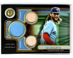 Bo Bichette [Gold] Baseball Cards 2024 Topps Tribute Triple Relic Prices