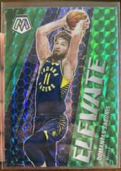 Domantas Sabonis [Green Fluorescent] Basketball Cards 2020 Panini Mosaic Elevate Prices