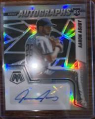 Aaron Ashby [Holo] Baseball Cards 2022 Panini Mosaic Rookie Autographs Prices