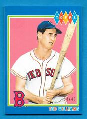 Ted Williams [Blue] Baseball Cards 2022 Topps Brooklyn Collection Prices